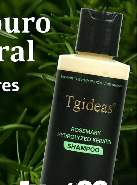 SHAMPOO DE ROMERO - CABELLO MAS GRUESO Y SALUDABLE