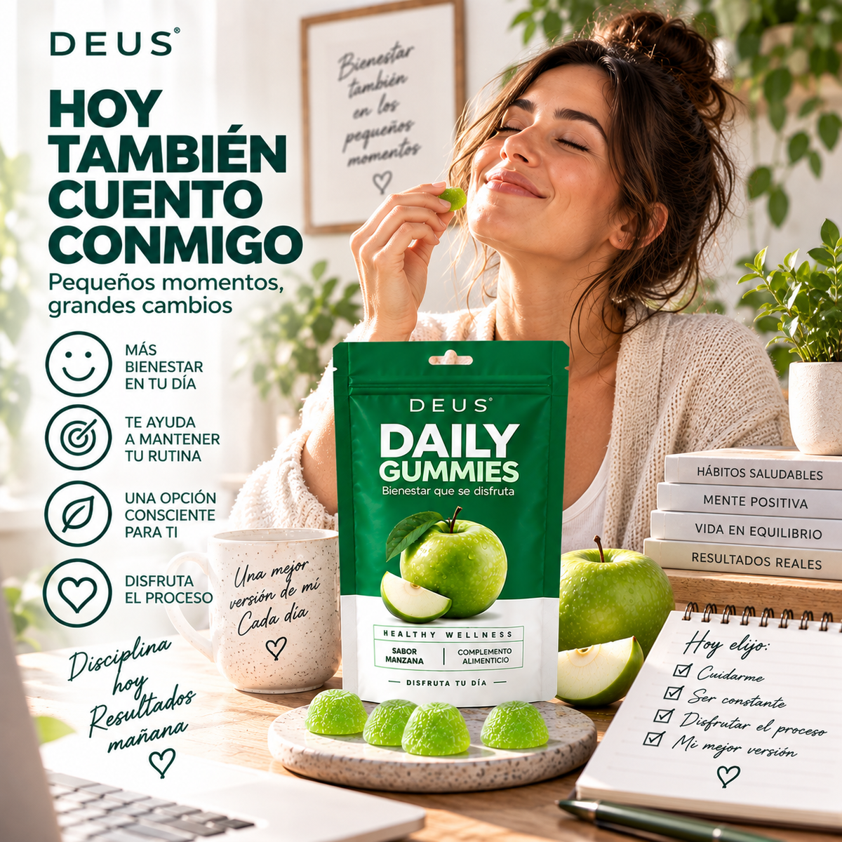 DEUS · DAILY GUMMIES - Bienestar que se disfruta