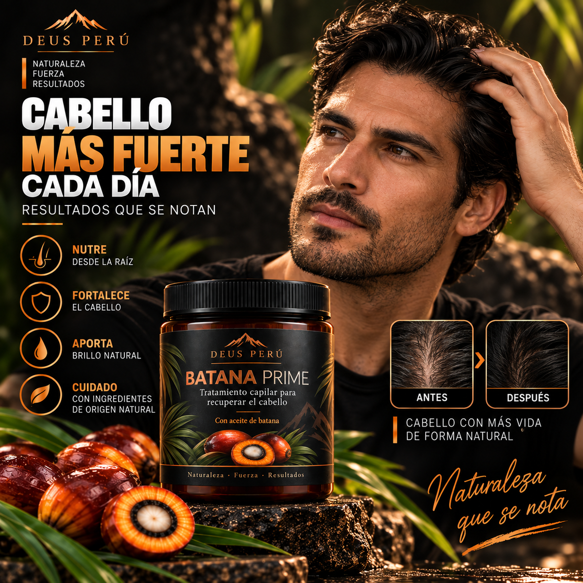 DEUS BATANA PRIME | Tratamiento capilar para recuperar el cabello