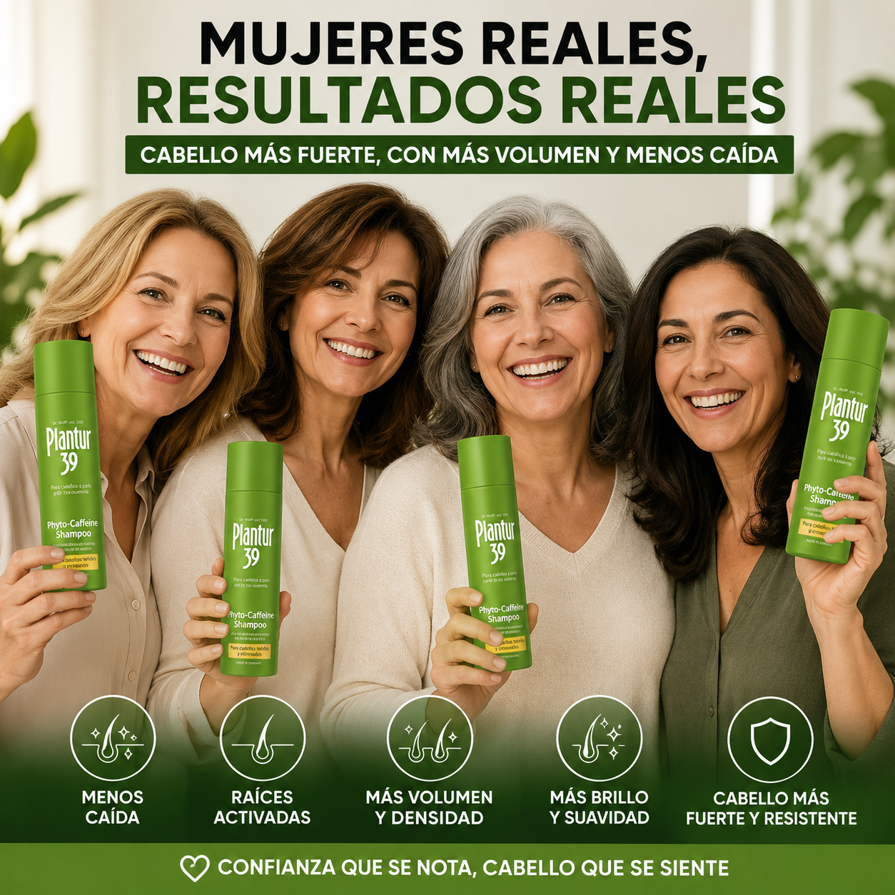 Plantur 39 Phyto-Caffeine Shampoo – Reduce la Caída y Recupera el Volumen