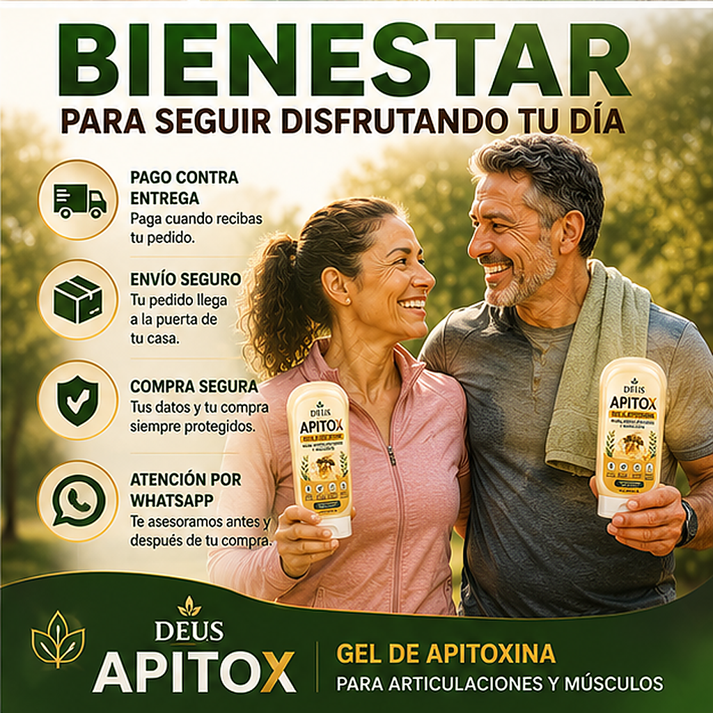 DEUS Apitox | Gel de Apitoxina para Articulaciones y Músculos