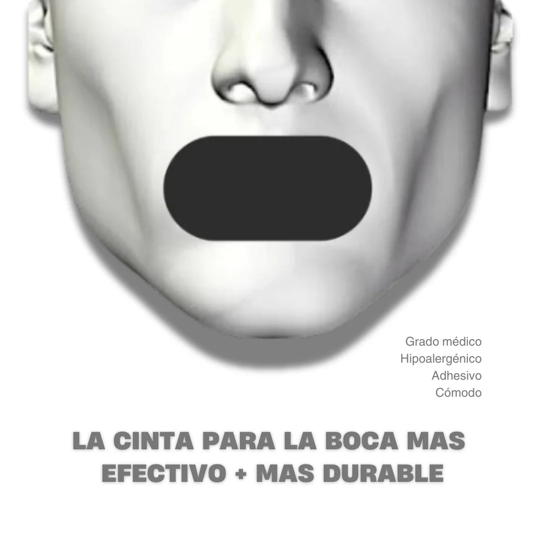 Parche bucal + Tira nasal StaySharp (Mouth tape + Nose strips)