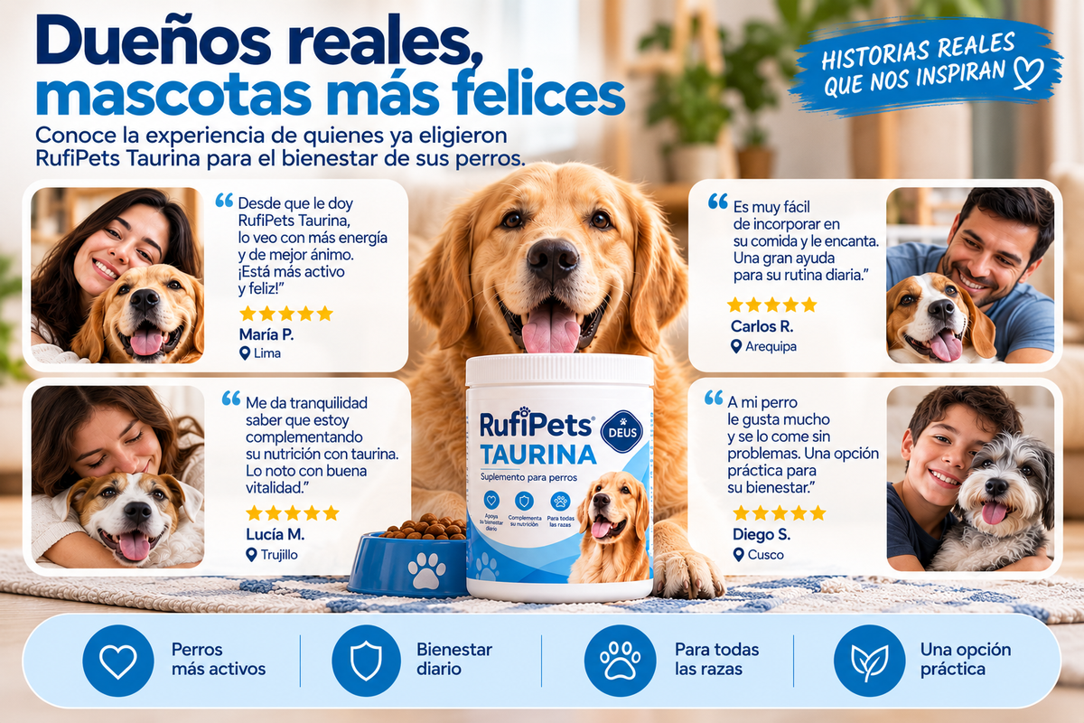 RufiPets Taurina para Perros | DEUS