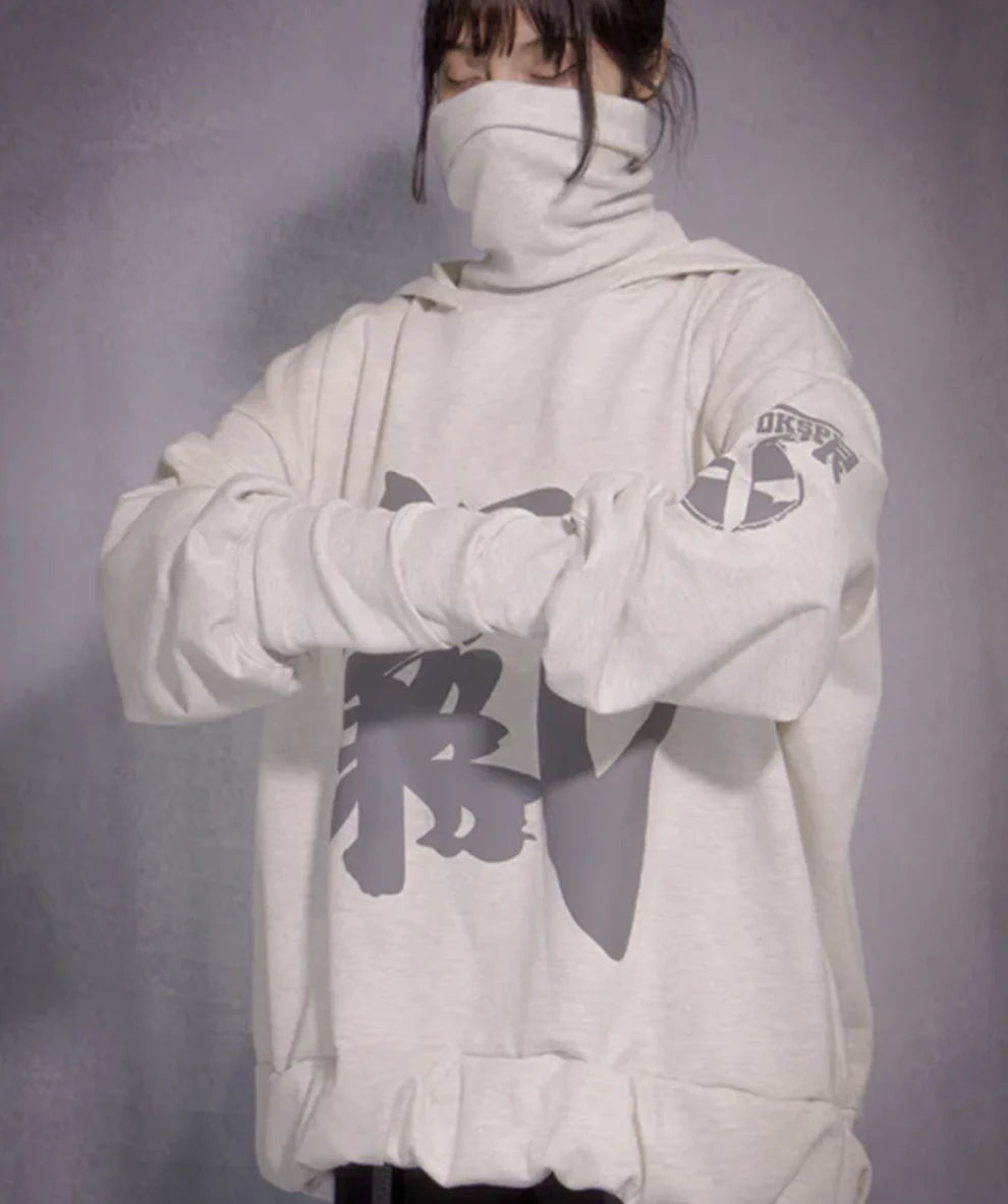 HOODIE UNISEX OVERSIZE YING YANG VIRAL