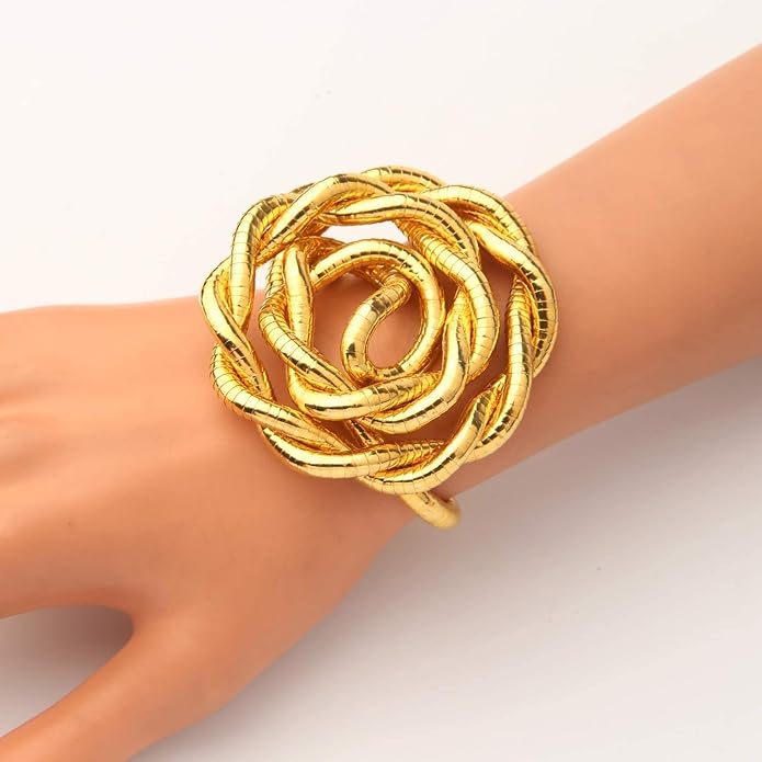 Viral Multi Bendable Snake Necklace - Pulsera Flexible Serpiente Metal