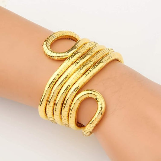 Viral Multi Bendable Snake Necklace - Pulsera Flexible Serpiente Metal