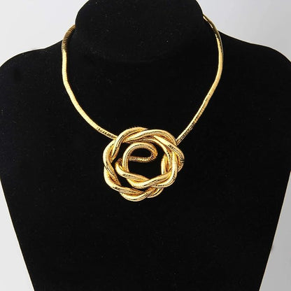 Viral Multi Bendable Snake Necklace - Pulsera Flexible Serpiente Metal