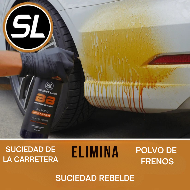 BOMBER - Desengrasante profesional de ruedas y rines.