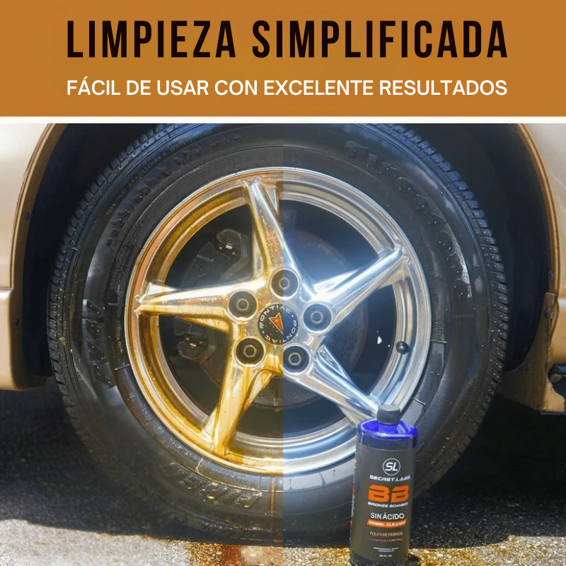 BOMBER - Desengrasante profesional de ruedas y rines.