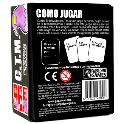 Juego De Mesa C.T.M (contra Todo Mundo)