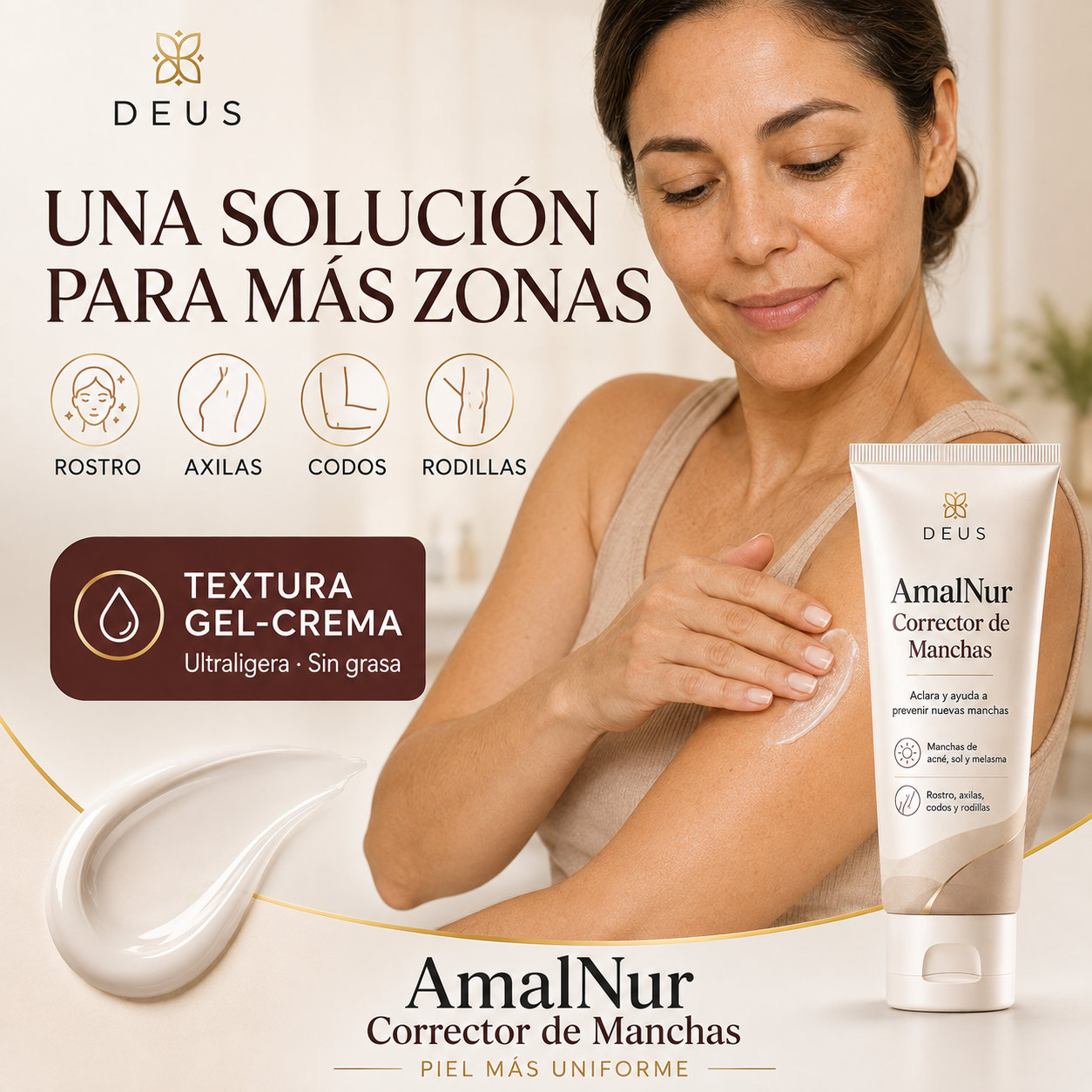 AmalNur Corrector de Manchas – Aclara y Ayuda a Prevenir Nuevas Manchas
