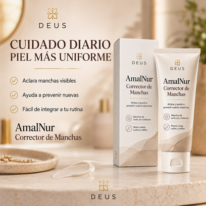 AmalNur Corrector de Manchas – Aclara y Ayuda a Prevenir Nuevas Manchas