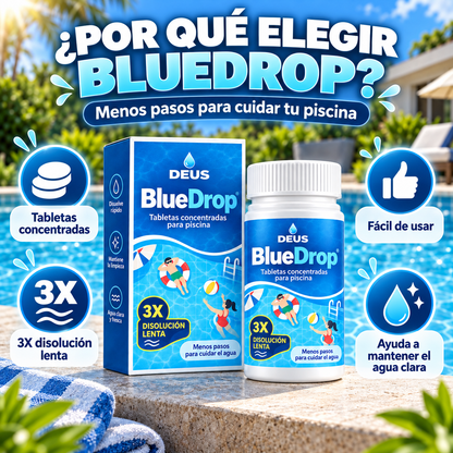 DEUS BlueDrop™ - Tabletas concentradas para piscina