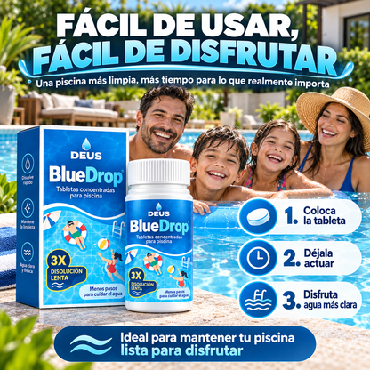 DEUS BlueDrop™ - Tabletas concentradas para piscina
