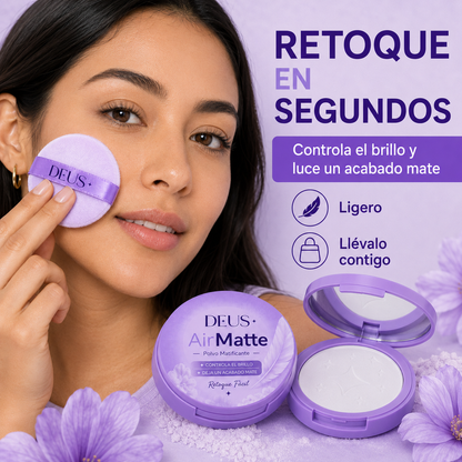 DEUS AirMatte – Polvo Matificante para Controlar el Brillo