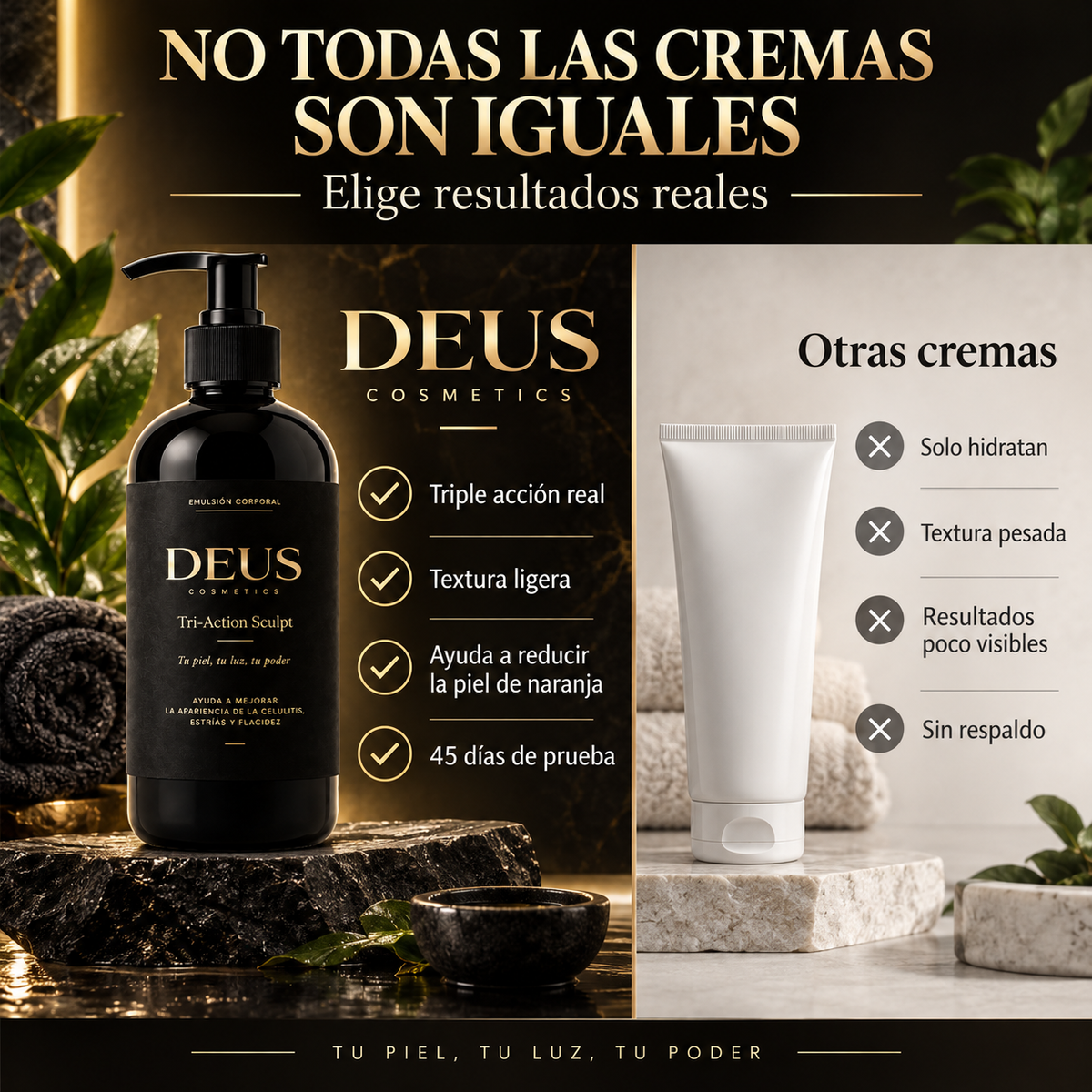 Tri-Action Sculpt – Reduce la Piel de Naranja y Mejora Firmeza y Contorno