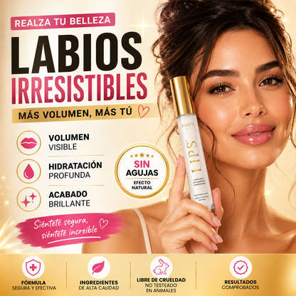 DEUS LIPS™ – Labios Más Voluminosos e Hidratados