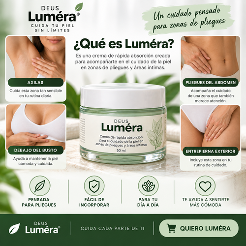 DEUS · LUMÉRA | Crema para el Cuidado de la Piel en Pliegues 50 ml