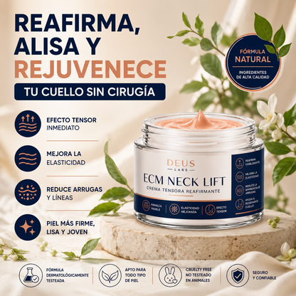 Crema Tensora de Cuello ECM – Reduce la Flacidez y Reafirma la Piel