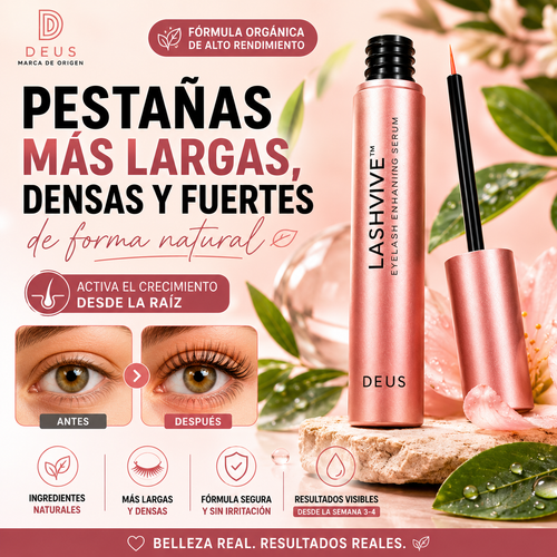 Sérum LashVive™ – Pestañas Más Largas y Densas
