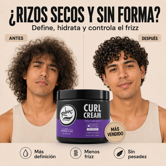 Curl Cream – Define tus Rizos, Hidrata y Controla el Frizz