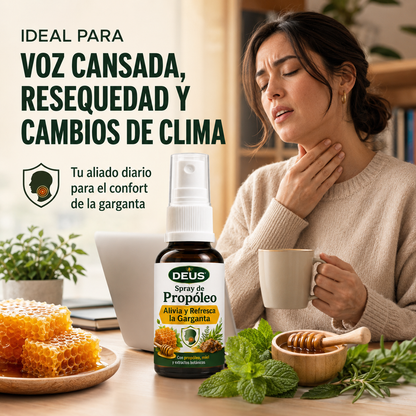 Spray de Propóleo – Alivia y Refresca la Garganta