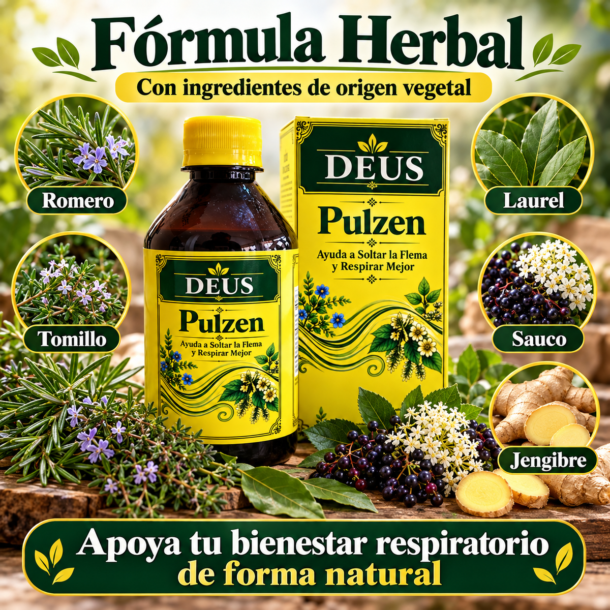 Pulzen – Ayuda a Soltar la Flema y Respirar Mejor