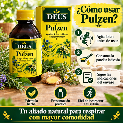 Pulzen – Ayuda a Soltar la Flema y Respirar Mejor