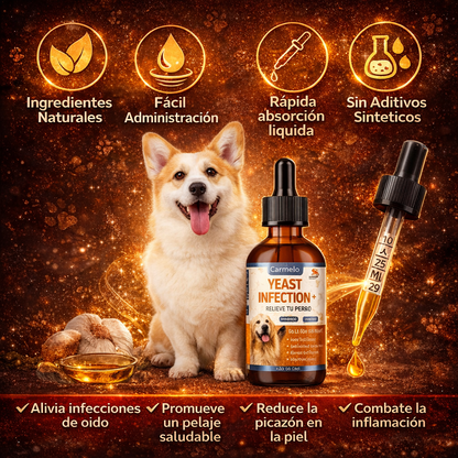 Yeast Infection - Alivio natural para la picazón y las molestias de tu perro 100% Efectivo