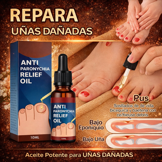 OIL RELIEF - Tratamiento que elimina el hongo de tus Uñas 100% Efectivo