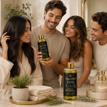 AquaDeus™ – Shampoo Anticaída y Crecimiento Capilar