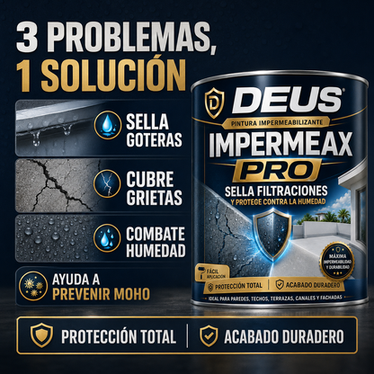 Impermeax Pro – Sella Filtraciones y Protege Contra la Humedad