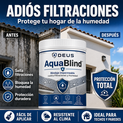 AquaBlind™ – Blindaje Impermeable contra Filtraciones y Humedad