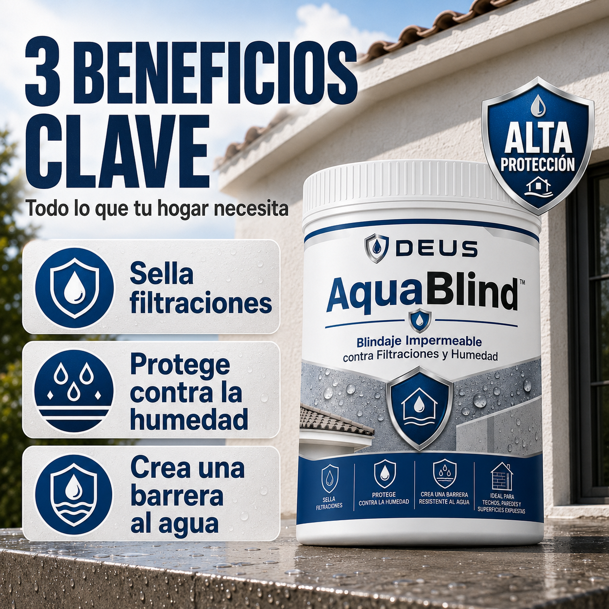 AquaBlind™ – Blindaje Impermeable contra Filtraciones y Humedad