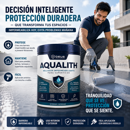 DEUS AQUALITH | Sellador impermeabilizante para superficies