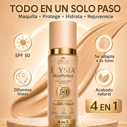 ÉLYSIA™ SkinPerfect – Base Inteligente Antiedad SPF 50