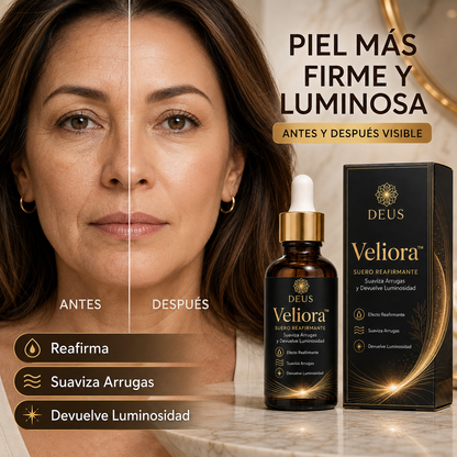 Veliora™ – Suero Reafirmante que Suaviza Arrugas y Devuelve la Luminosidad