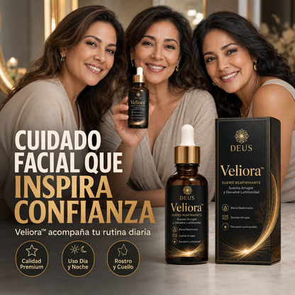 Veliora™ – Suero Reafirmante que Suaviza Arrugas y Devuelve la Luminosidad