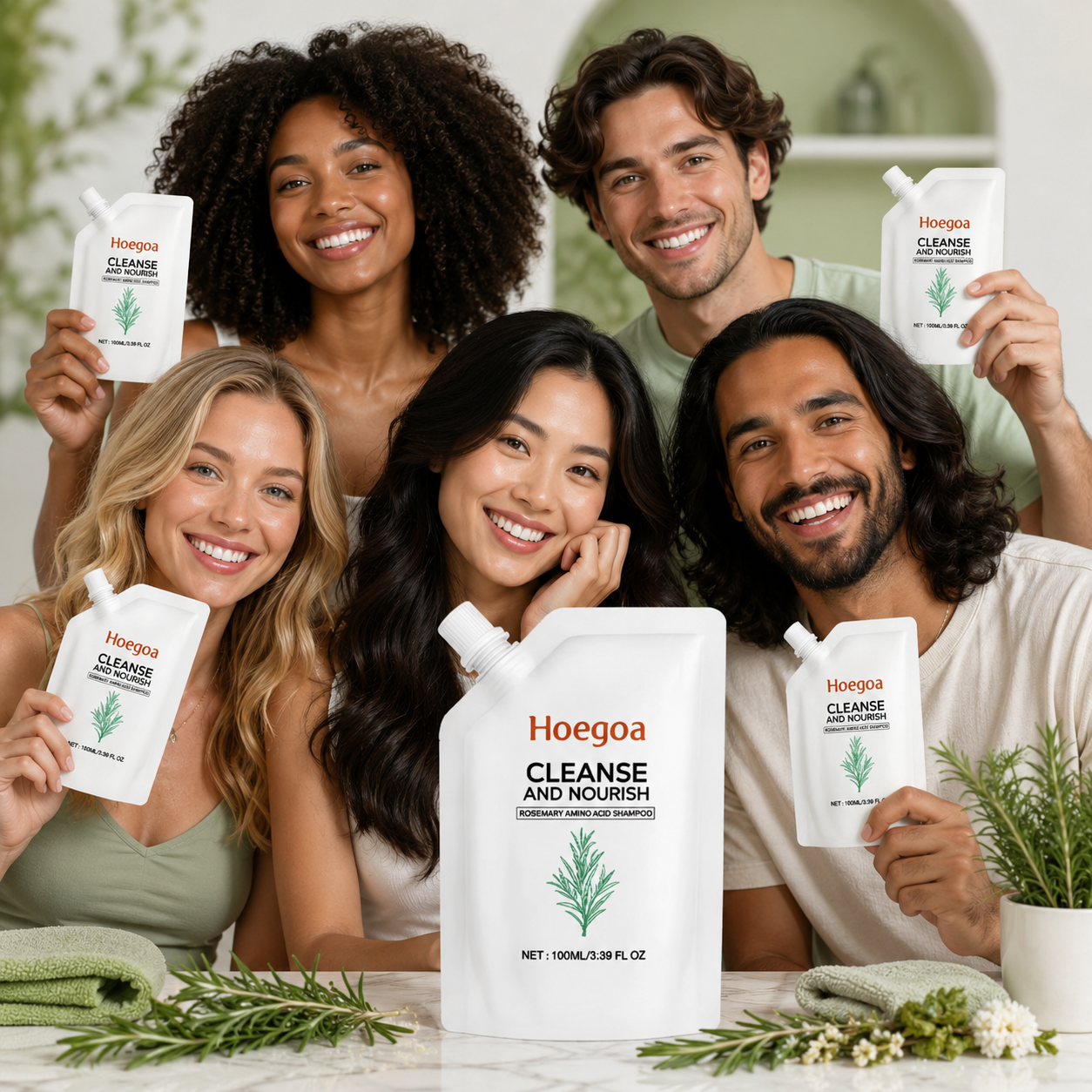 Shampoo Hoegoa – Alivia la Comezón, Controla la Caspa y Aporta Volumen