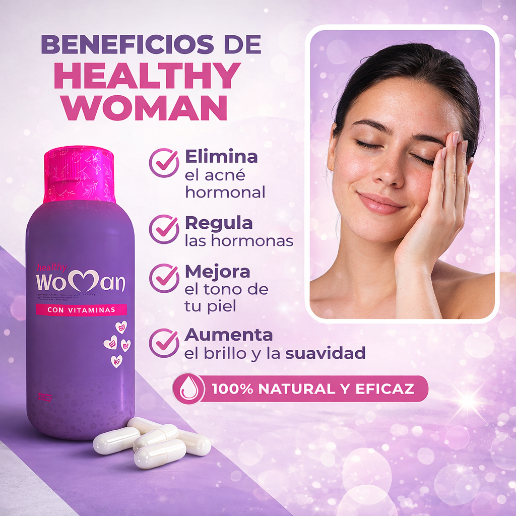 HEALTHY WOMAN- Elimina el Acné de Manera Definitiva