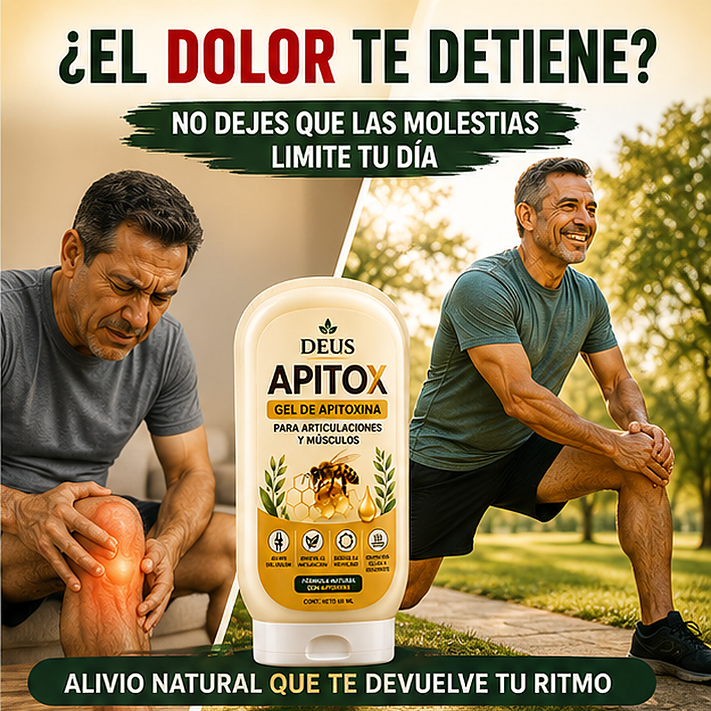 DEUS Apitox | Gel de Apitoxina para Articulaciones y Músculos