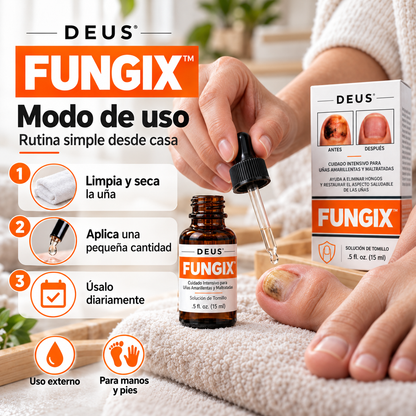 FUNGIX™ – Cuidado Intensivo para Uñas Amarillentas y Maltratadas