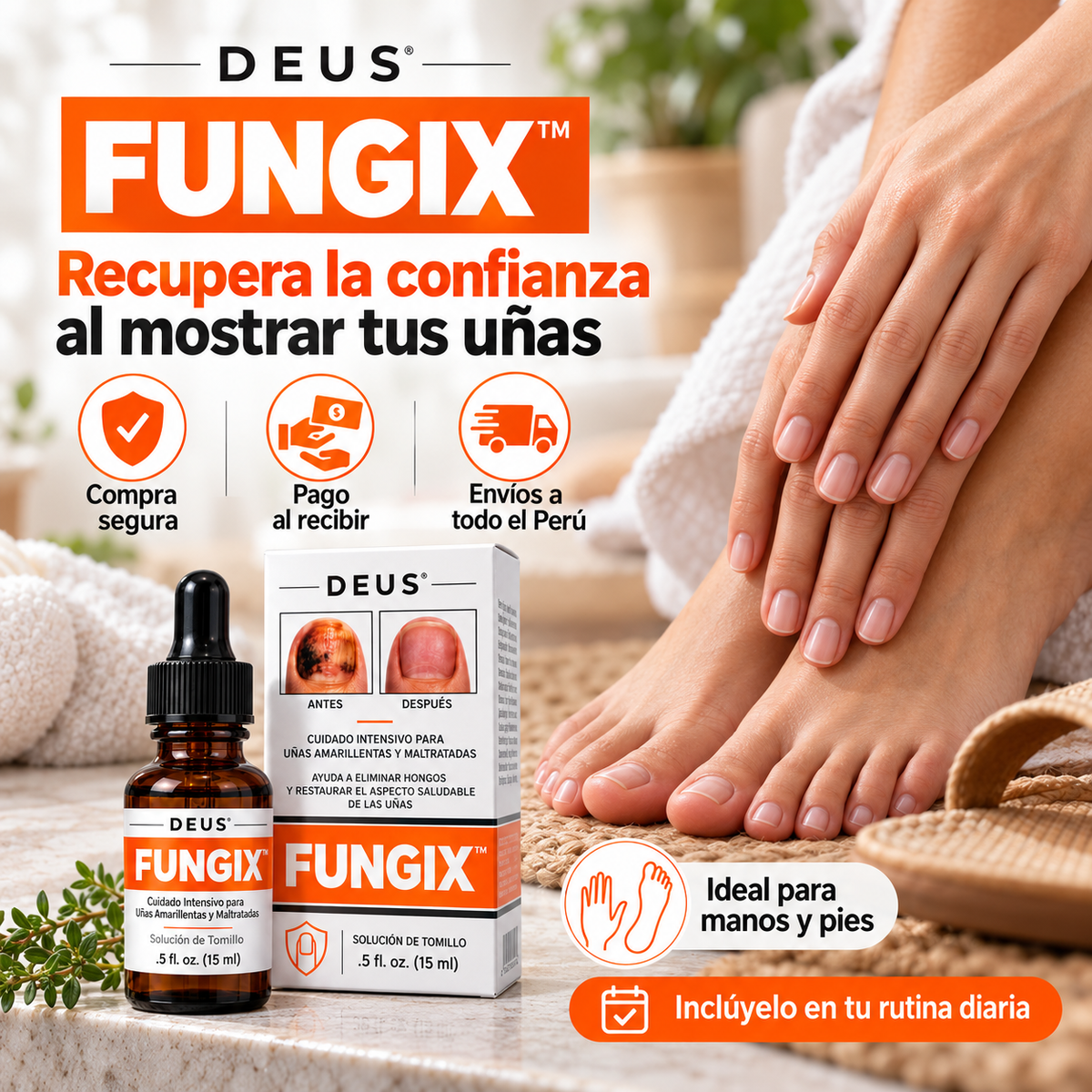 FUNGIX™ – Cuidado Intensivo para Uñas Amarillentas y Maltratadas