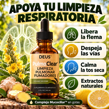PulmoClear® – Libera la Flema y Ayuda a Respirar Mejor