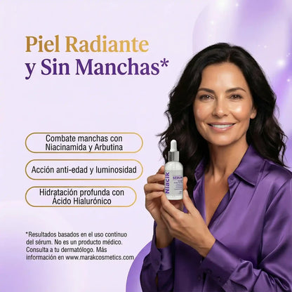 Niacik Serum Alpha Arbutin + Niacinamida - Trtamiento para Manchas Oscuras y Cicatrices  100% Efectivo