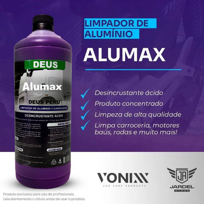 Alumax - Limpiador Acido Concentrado para Metales/ Desengrasante Morado (Tik Tok)