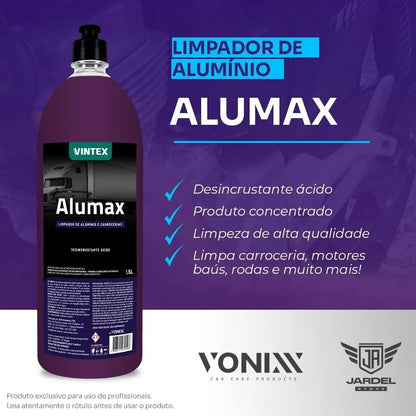 Alumax - Limpiador Acido Concentrado para Metales/ Desengrasante Morado (Tik Tok)