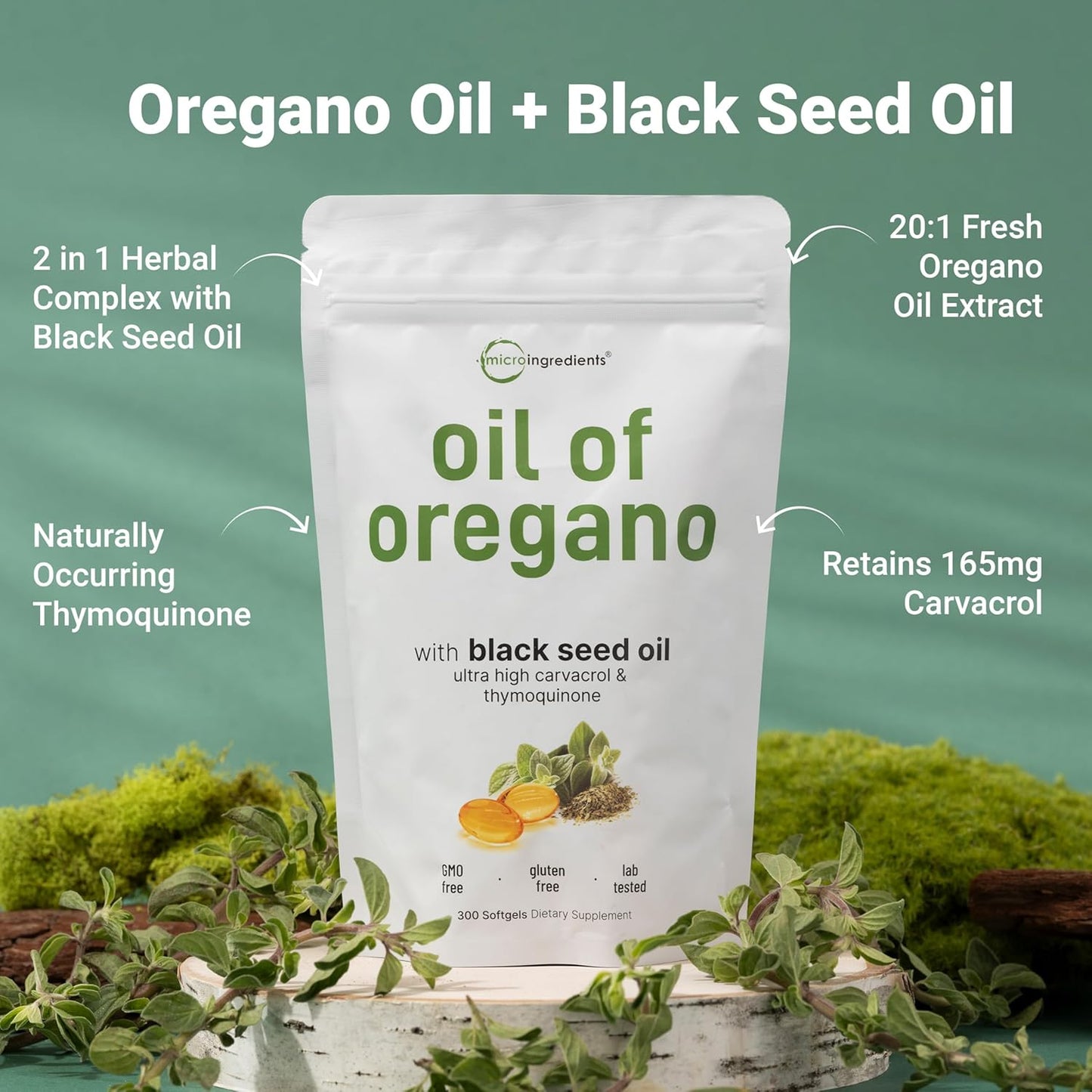 Oregano Premim -Potencia natural para tus defensas y equilibrio interno 100% Efectivo