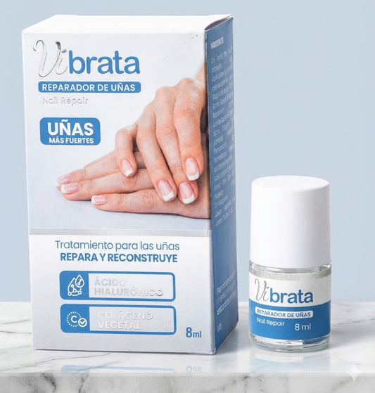 Vibrata- Reparador de uñas con Bio-Colágeno 100%Efectivo